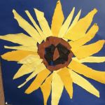 Sonnenblumen ( Collage )